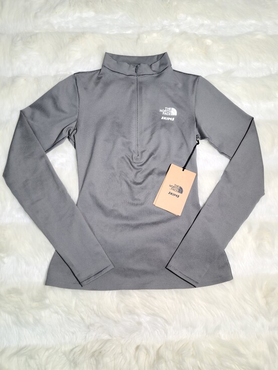 SKIMS Tops - The North Face TNF x SKIMS Refina Longsleeve Top Grey Gunmetal Women Small NEW